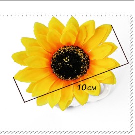 Patiky Sunflower Hair Clips for Women Girls Non Slip Alligator Clips Hairpin TS08 (1 Sunflower Hair Clip)