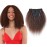 Yaki Hair Clip in Natural Hair Extensions for Black Women Virgin Remy Hair Kinky Straight 12 Inch Dark Brown 2 10-24 7 Pcs Double Weft (80g 12\'\', Brown)