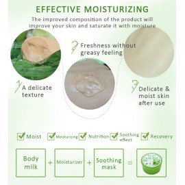DISAAR Beauty 99% Aloe Vera Anti-Acne Gel Cream Mass Sleep-Free Wash Moisturizing Oil 300ml