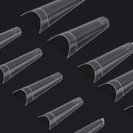 500 Pcs Clear Ballerina Coffin Nail Tips Acrylic Nail Tips Half Cover False Nails Tips Coffin Fake Nails Nail Extension Tips 500 Pcs Clear Ballerina Coffin Nail Tips Acrylic Nail Tips Half Cover False Nails Tips Coffin Fake Nails Nail Extension Tips