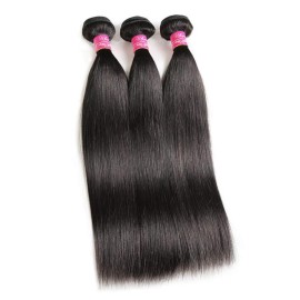 Brazilian Straight Hair With Closure 3 Bundles Unprocessed Virgin Human Hair Bundles With Lace Closure Free Part Hair Extensions Natural Color (20 22 24+18,Free Part) Brazilian Straight Hair With Closure 3 Bundles Unprocessed Virgin Human Hair Bundles With Lace Closure Free Part Hair Extensions Natural Color (20 22 24+18,Free Part)