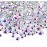 Minejin Nail Art Rhinestones AB Color Flat Back Charms Crystals Stones Super Shiny Cellphones Decorations Gems SS4 1440 Pieces