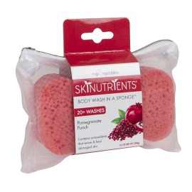 Spongeables Body Wash in a 20+ Wash Sponge, Pomegranate Punch, 3 Count