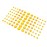 UPSTORE 91PCS 5MM/8MM/10MM/12MM Shining Self Adhesive Craft Jewels Flatback Rhinestone Crystal Gems Stickers Eyebrow Eyeshadow Body Eyes Nails Glitter Sticker for Makeup Nightclub Stage Show (Yellow)