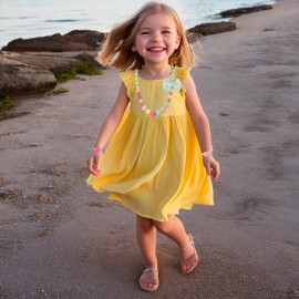 PinkSheep Kids Classic Jewelry, 6 Sets of Beaded Necklaces and Bracelets for Girls, Favors Bags for Girls Jewelry (Classic)