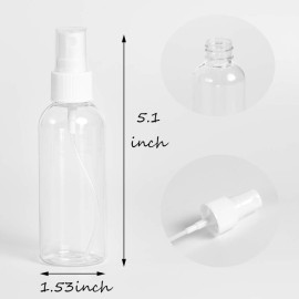 ZEJIA 20 Pack Small Spray Bottle, 2.7oz/80ml Travel Spray Bottle, Empty Fine Mist Spray Bottles, Refillable Mini Spray Bottles with Labels