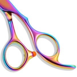 DONGXIUB 6 Colorful Gradual Change Stainless Cutting Scissors Barber Hair Styling Hairdressing Haircut Shears DONGXIUB 6 Colorful Gradual Change Stainless Cutting Scissors Barber Hair Styling Hairdressing Haircut Shears