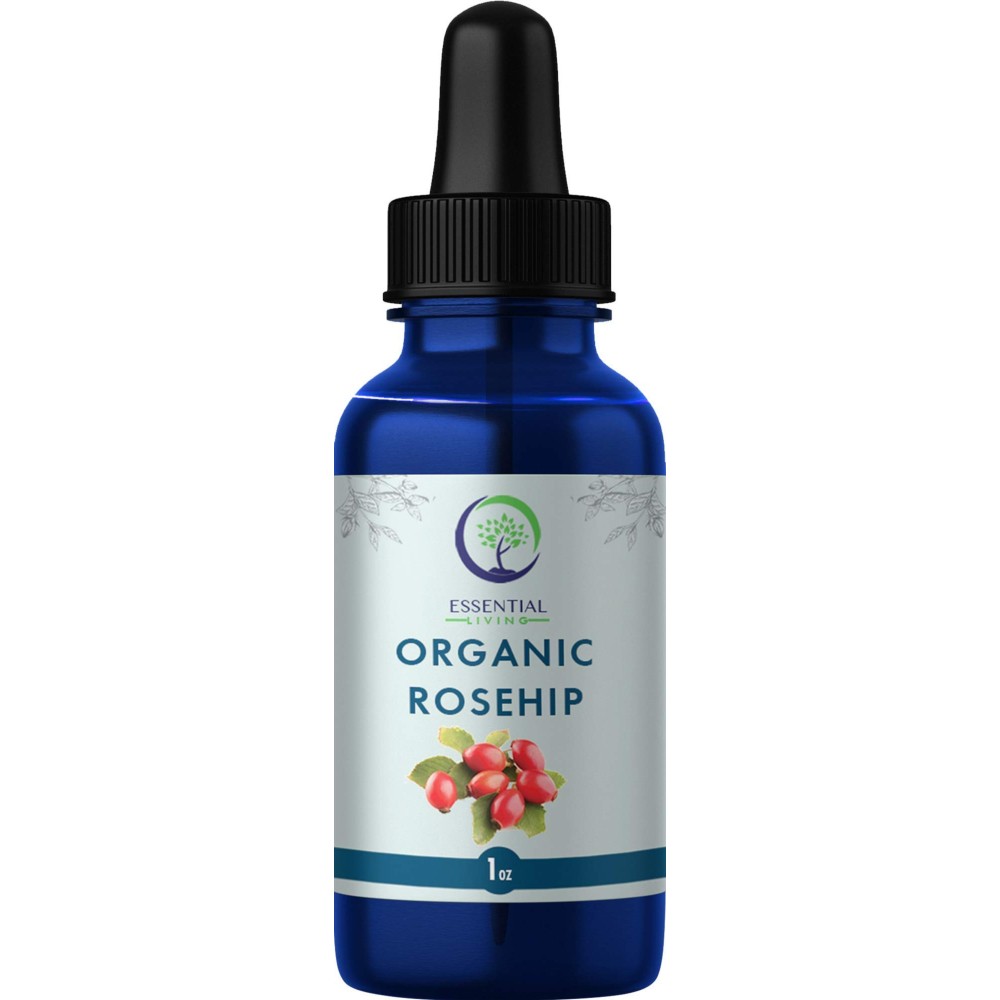 Essential Living: Organic Rosehip Oil - Cold-Pressed All-Natural Anti Aging Face Oil, Moisturizer, Hair and Nail Care and more - 1 oz. - Helps Minimize Scars, Wrinkles, and Blemishes Essential Living: Organic Rosehip Oil - Cold-Pressed All-Natural Anti Aging Face Oil, Moisturizer, Hair and Nail Care and more - 1 oz. - Helps Minimize Scars, Wrinkles, and Blemishes