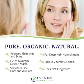 Essential Living: Organic Rosehip Oil - Cold-Pressed All-Natural Anti Aging Face Oil, Moisturizer, Hair and Nail Care and more - 1 oz. - Helps Minimize Scars, Wrinkles, and Blemishes Essential Living: Organic Rosehip Oil - Cold-Pressed All-Natural Anti Aging Face Oil, Moisturizer, Hair and Nail Care and more - 1 oz. - Helps Minimize Scars, Wrinkles, and Blemishes