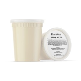 Raw Kokum Butter 32 oz. / 2 lbs. 100% Pure Natural Cold Pressed - Great for Skin, Body and Hair Moisturizer, DIY Creams, Balms, Lotions and Soap Making.