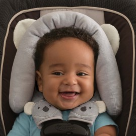 Travel Bug Baby & Toddler 3-Piece Head Support & Strap Covers Set for Car Seats, Strollers & Bouncers  (Koala)
