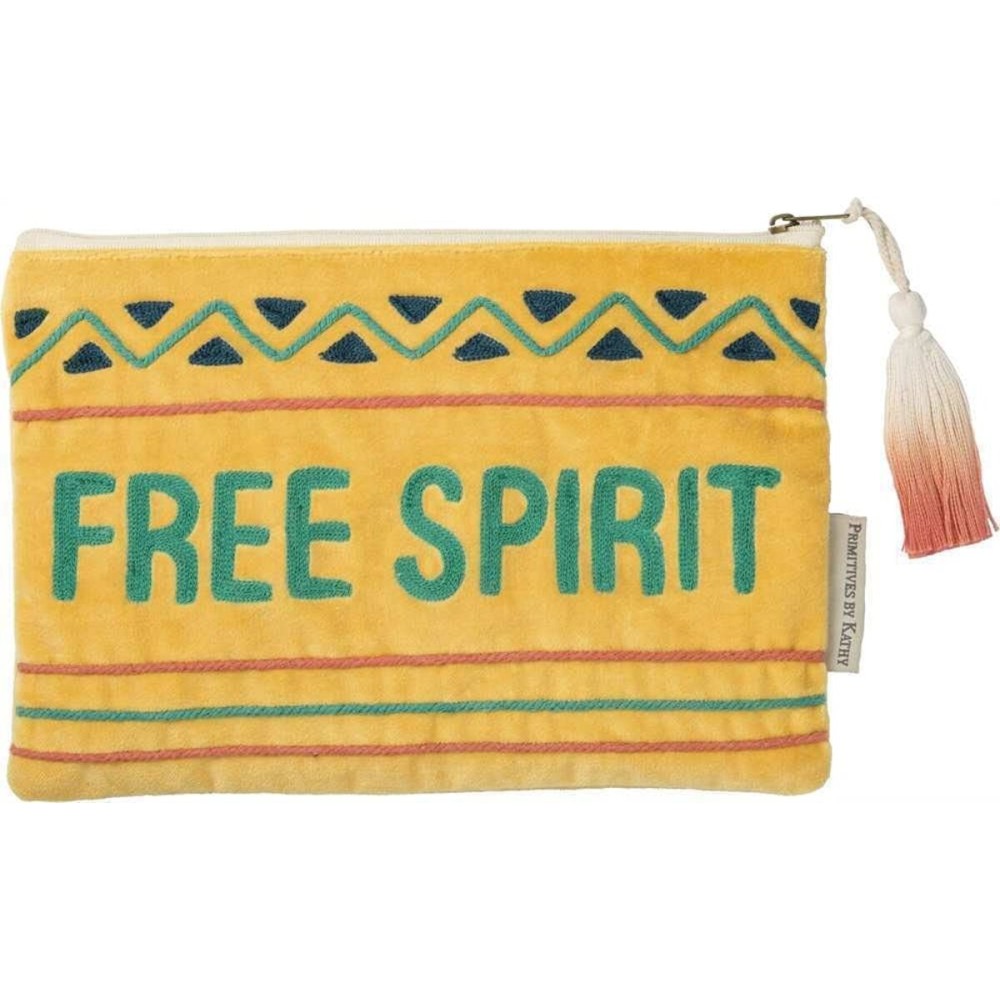 Primitives By Kathy Free Spirit Zipper Pouch