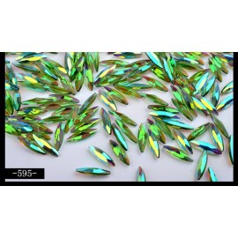 Minejin Nail Art Symphony Rhinestones 3D DIY Horse Eye Glitter Stones Pedicures Decoration 80Pcs