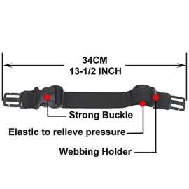 YYST Sternum Strap Backpack Chest Harness for Backpack with 20MM or 25MM Webbing