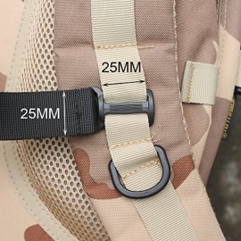 YYST Sternum Strap Backpack Chest Harness for Backpack with 20MM or 25MM Webbing