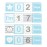 I\'m Solid Wood Monthly Weekly Yearly Milestone Age Blocks, Newborn Gifts & Keepsakes for Picture Props (4 Pcs/Blue)