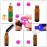 inice 24 Pack Roller Bottles for Essential Oils, Amber Galss 10ml Roll On Bottle with Stainless Steel Roller Balls and Metal Caps