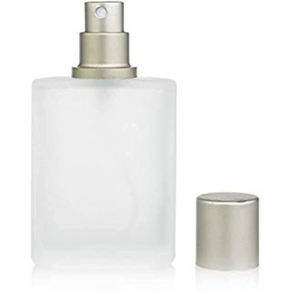 Enslz Frosted Glass Bottle Perfume Atomizer Refillable Spray Empty Perfume Bottle for Men and Women (50ml) Enslz Frosted Glass Bottle Perfume Atomizer Refillable Spray Empty Perfume Bottle for Men and Women (50ml)
