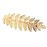 2PCS Girls Women Metal Leaf Branch French Updo Hair Pin Wedding Hair Clip Party Hairpins Hair Barrettes Hair Accessory (Gold)