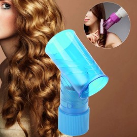Hair Diffuser for Curly Hair,Protable Hair Dryer Curls Diffuser, Hair Dryer Roller Curls Diffuser Salon Stying Tools Home Supplies (Blue)