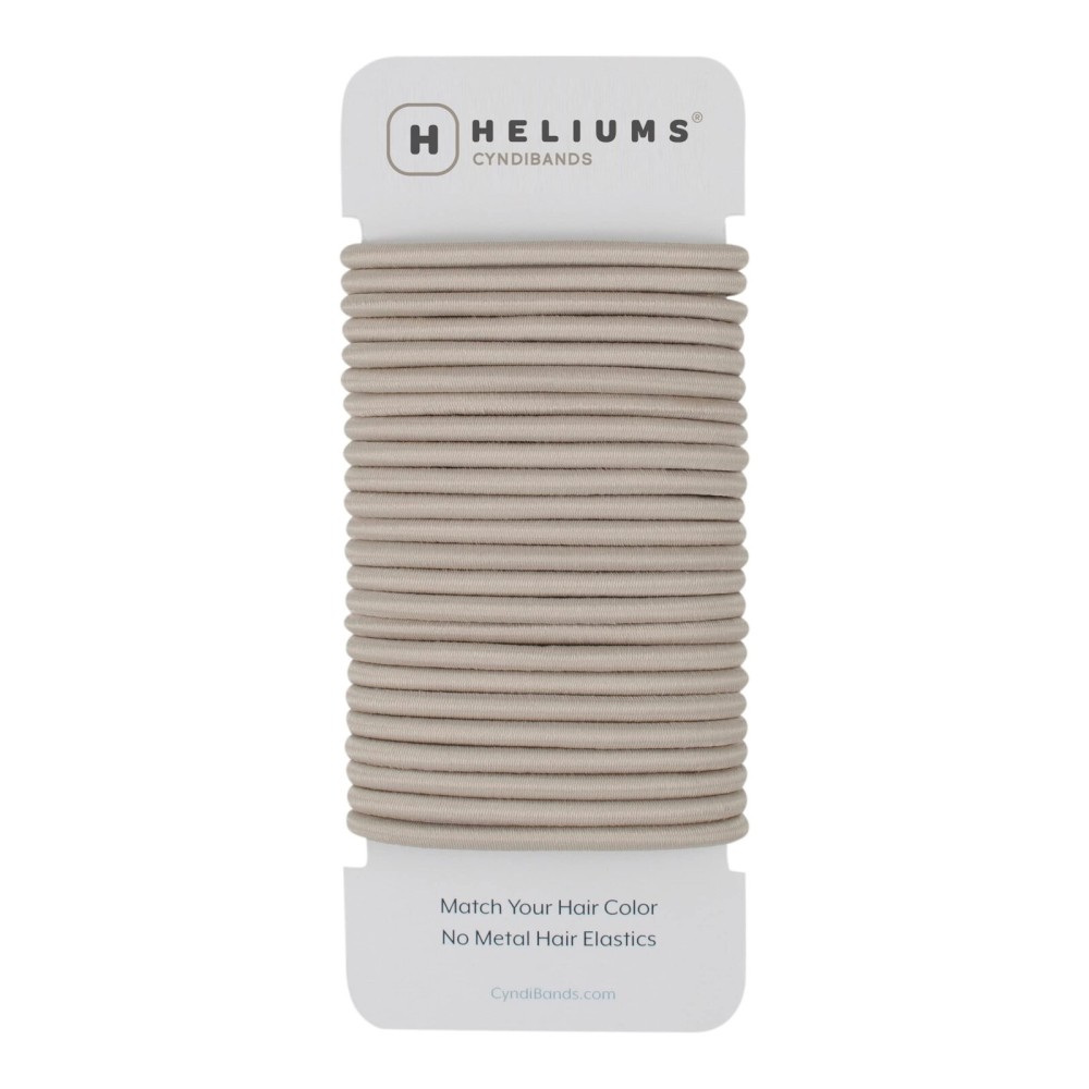 Cyndibands Elastic Hair Ties - Ash Blonde- No Damage 4mm Ponytail Holders for Women & Kids, 24-Pack Hair Elastics in Neutral Colors Cyndibands Elastic Hair Ties - Ash Blonde- No Damage 4mm Ponytail Holders for Women & Kids, 24-Pack Hair Elastics in Neutral Colors