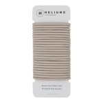 Cyndibands Elastic Hair Ties - Ash Blonde- No Damage 4mm Ponytail Holders for Women & Kids, 24-Pack Hair Elastics in Neutral Colors