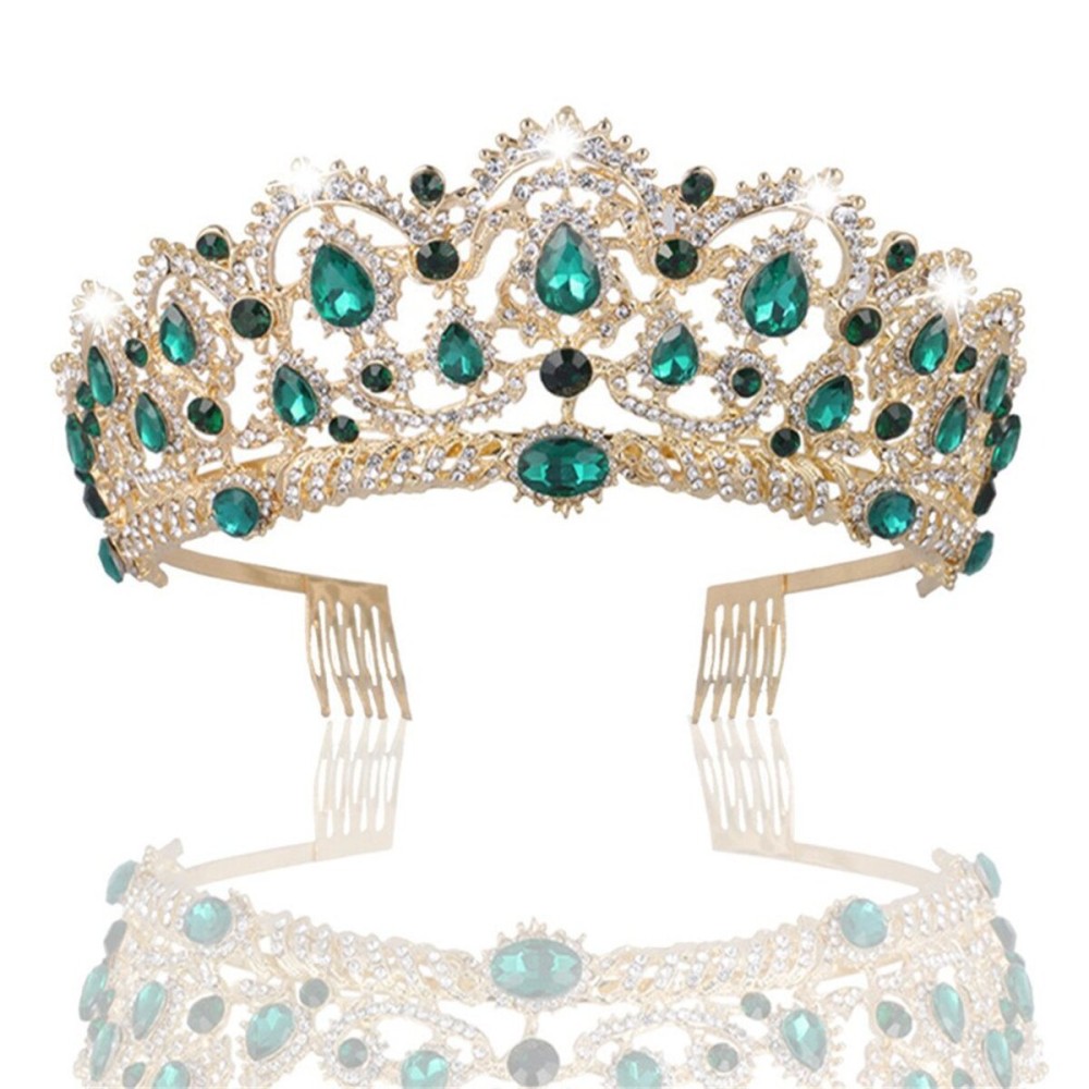 MACOIOR Crowns Tiaras for Women, Baroque Royal Prom Queen Crown Rhinestone Crystal Bridal Crowns Tiaras with Comb Pageant Crowns Princess Crown MACOIOR Crowns Tiaras for Women, Baroque Royal Prom Queen Crown Rhinestone Crystal Bridal Crowns Tiaras with Comb Pageant Crowns Princess Crown