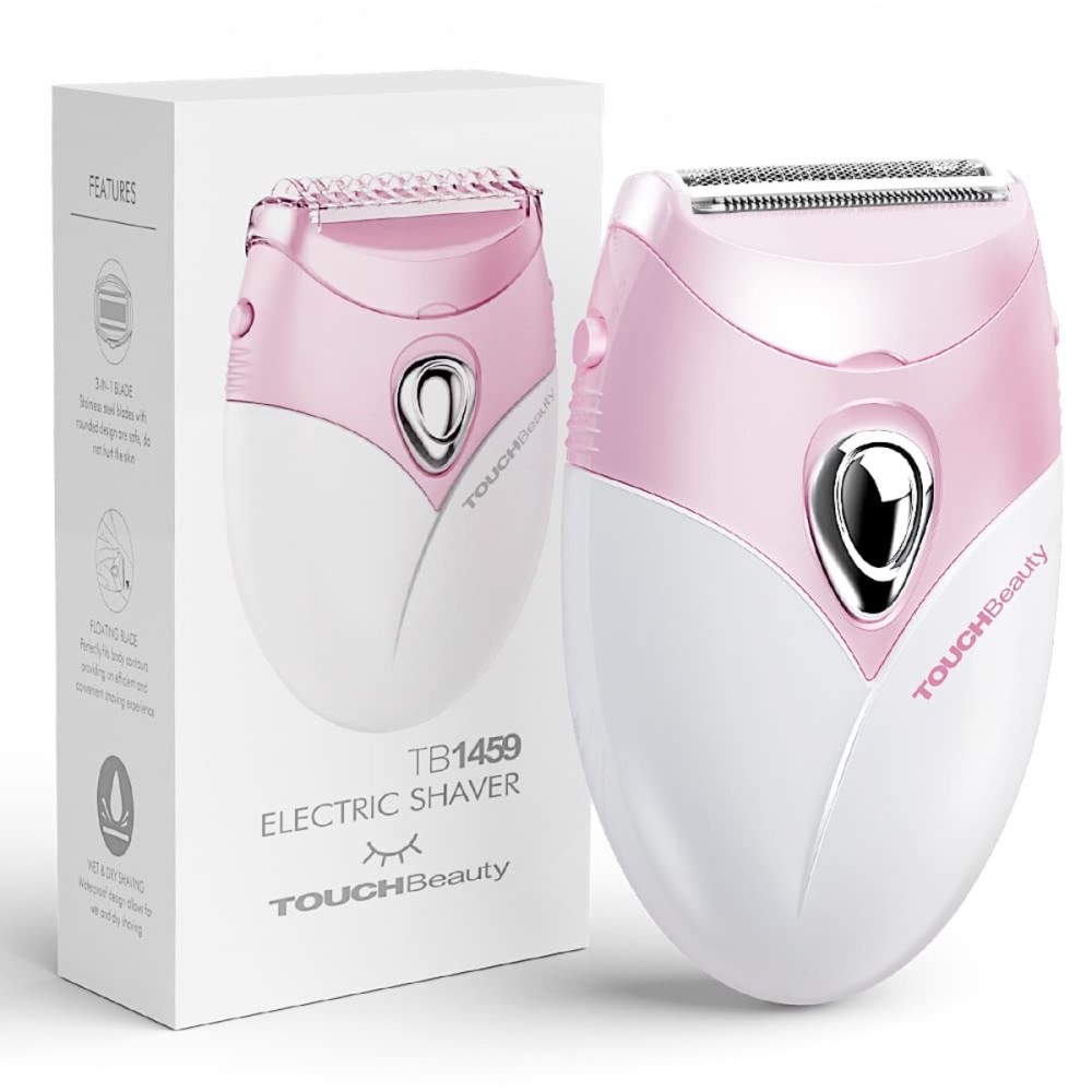 TOUCHBeauty Body Hair Shaver for Women On Travel Body/Leg/Bikini Hair Removal Wet/Dry Shaving Pink