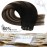 Moresoo Seamless Clip in Hair Extensions Balayage Real Human Hair Ombre Black to Brown with Caramel Blonde PU Seamless Clip ins Human Hair Balayage 20inch 7pcs 120g