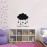 Sweet Dreams Clouds and Stars - Vinyl Wall Art Stickers - 27 x 23 - Unisex Little Childrens Bedroom Decals - Cute Nursery Wall Decor Decals for Baby Boys and Girls