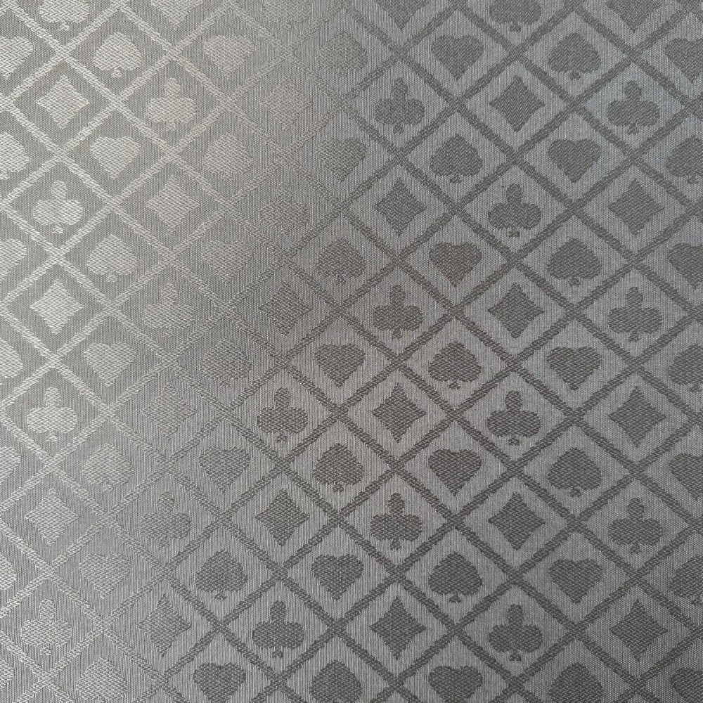 Speed Cloth Poker Table Fabric - 108X60 Inch Section of Casino Card Game Table Felt Top Cover Accessories - Gray