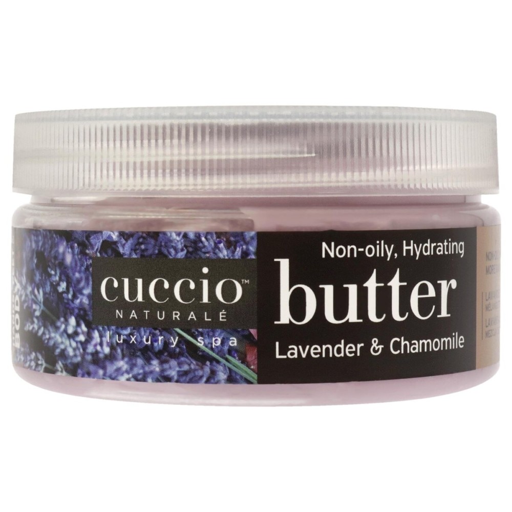 Cuccio Naturale Butter Blends - Ultra-Moisturizing, Renewing, Smoothing Scented Body Cream - Deep Hydration For Dry Skin Repair - Made With Natural Ingredients - Lavender & Chamomile - 8 Oz
