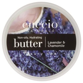 Cuccio Naturale Butter Blends - Ultra-Moisturizing, Renewing, Smoothing Scented Body Cream - Deep Hydration For Dry Skin Repair - Made With Natural Ingredients - Lavender & Chamomile - 8 Oz
