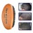 Wolfin Pro- Premium Curved 360 Wave Brush, 100% Natural Schima Superba Wood with Reinforced Pure Black Medium Boar Hair Bristle - Perfect for Wolfing, Creating 360 Layer Hair Waves, Cultivating Beards