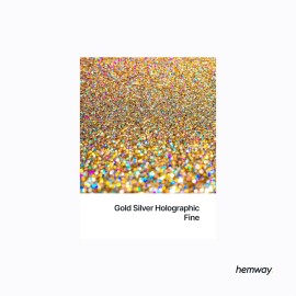 Hemway Premium Ultra Sparkle Glitter Multi Purpose Metallic Flake for Arts Crafts Nails Cosmetics Resin Festival Face Hair - Gold Silver Holographic - Fine (1/64 0.015 0.4mm) 100g / 3.5oz Hemway Premium Ultra Sparkle Glitter Multi Purpose Metallic Flake for Arts Crafts Nails Cosmetics Resin Festival Face Hair - Gold Silver Holographic - Fine (1/64 0.015 0.4mm) 100g / 3.5oz