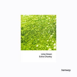 Hemway Premium Ultra Sparkle Glitter Multi Purpose Metallic Flake for Arts Crafts Nails Cosmetics Resin Festival Face Hair - Lime Green - Extra Chunky (1/24 0.040 1mm) 100g / 3.5oz Hemway Premium Ultra Sparkle Glitter Multi Purpose Metallic Flake for Arts Crafts Nails Cosmetics Resin Festival Face Hair - Lime Green - Extra Chunky (1/24 0.040 1mm) 100g / 3.5oz