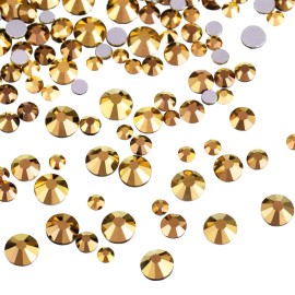 Bememo 3456 Pcs Crystals Diamond Rhinestones AB Clear Flat Back Round Gems Flatback Glass Mixed Size Crystals Gems for Crafts Clothes Shoes Makeup Bags Decor, 6 Sizes(Mine Gold) Bememo 3456 Pcs Crystals Diamond Rhinestones AB Clear Flat Back Round Gems Flatback Glass Mixed Size Crystals Gems for Crafts Clothes Shoes Makeup Bags Decor, 6 Sizes(Mine Gold)