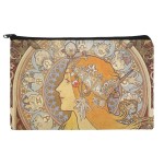 GRAPHICS & MORE Zodiac Alphonse Mucha Art Nouveau Multicolor Cosmetic Bag, 8 x 5.5 x 5.5, Zipper Closure, Perfect for Travel, Women (All Ages)