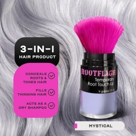 Rootflage Mystical Temporary Hair Color - Instant Waterless Toner for Brassy Roots, Root Touch Up and Toner - For Trendy Blonde, Gray, Blonde Lavender Hair Color -works on blonde hair only