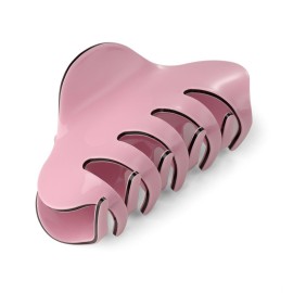 Liasun 3.3 Jelly Color Hair Claw Clip-Acrylic Strong Holding Power Hair Clips Hairgrip for Women and Girls Hair Barrettes for Medium or Long Hair (Pink+Purple)