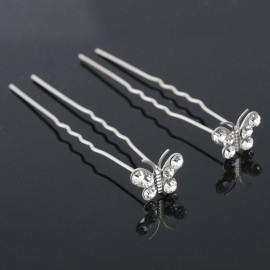 Vpang 20 Pcs Wedding Bridal Rhinestone Crystal Hair Pins Clips Women Headwear Wedding Decorative Hair Accessories (Butterfly) Vpang 20 Pcs Wedding Bridal Rhinestone Crystal Hair Pins Clips Women Headwear Wedding Decorative Hair Accessories (Butterfly)