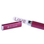 G.Liane Glass Manicure File With Austria Crystals Shape And Smooth Nail File Tool With Case Best For Gentle & Safe Nail Care Kit For Beautiful Fingernails(Pink Love)