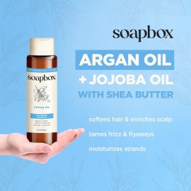 Soapbox Argan Shampoo & Conditioner Set, Volumizing, Vegan, Color Safe, Harsh Sulfate & Silicone Free, 16oz each (Pack of 2) Soapbox Argan Shampoo & Conditioner Set, Volumizing, Vegan, Color Safe, Harsh Sulfate & Silicone Free, 16oz each (Pack of 2)