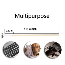 800 pcs 4 Inch Pointed Cotton Swabs Precision Microblading Cotton Tipped 800 pcs 4 Inch Pointed Cotton Swabs Precision Microblading Cotton Tipped