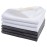 SINLAND Microfiber Facial Cloths Fast Drying Washcloth 12inch x 12inch Grey 3pack + White 3pack