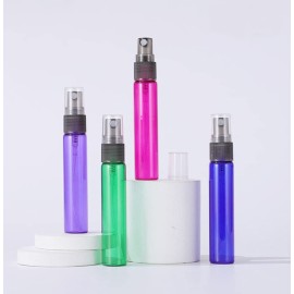 ZbFwmx 20 Pack Set 10ML Protable Refill Bulk Atomizer Spray Travel Perfume Bottle Hydrating Empty Bottle (Brown)