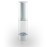 Cosmetic Packaging Now! Luxe Airless Bottle, 15 ML, Matte Silver w/Clear Bottle