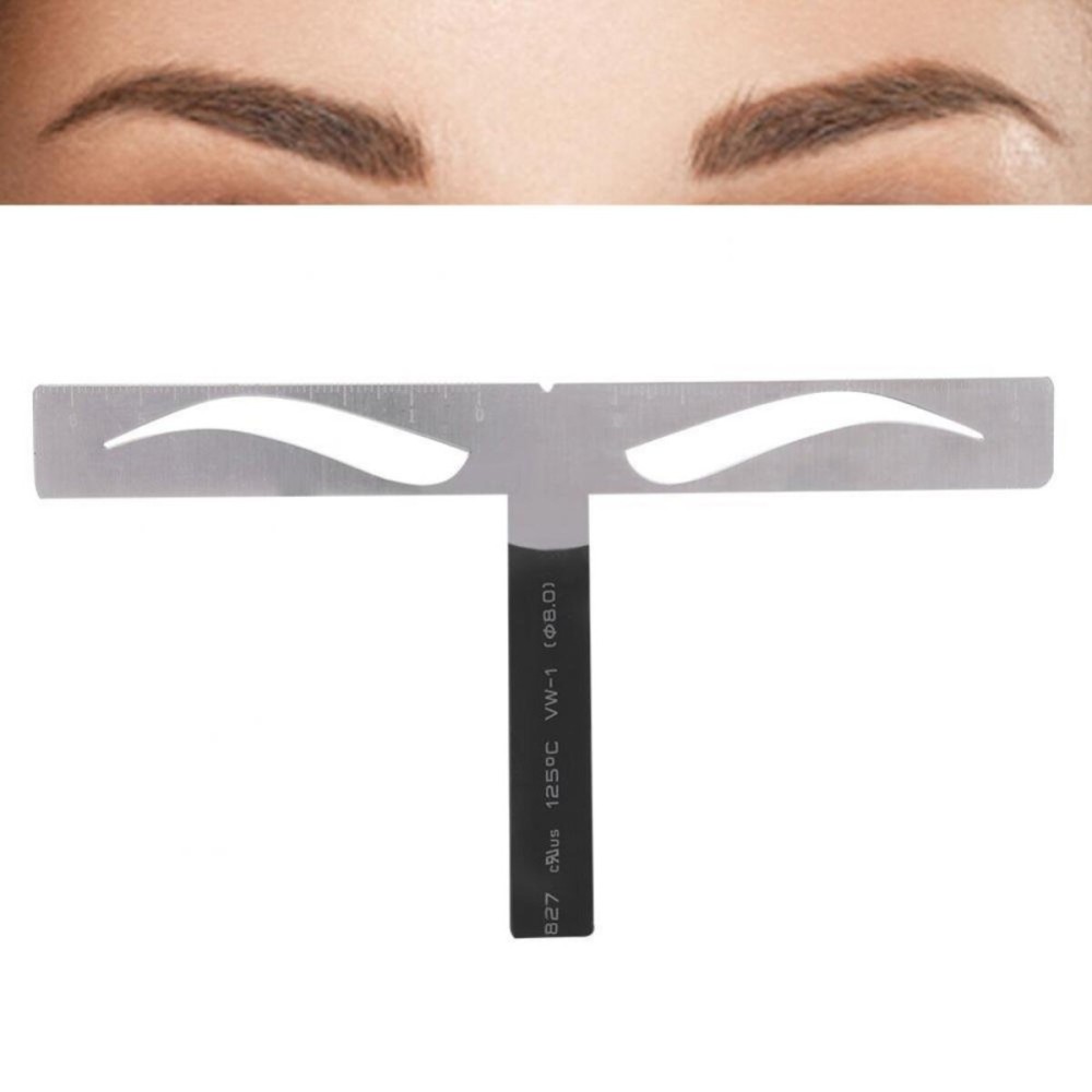 FILFEEL Eyebrow Ruler, Professional Permanent Eyebrow Measure Balance Extension Ruler Eyebrow Shape Designer(1)