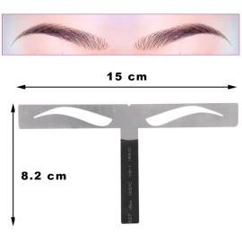 FILFEEL Eyebrow Ruler, Professional Permanent Eyebrow Measure Balance Extension Ruler Eyebrow Shape Designer(1)