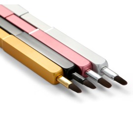 Exquisite Professional Lip Brush Applicators-Retractable Lipstick Brushes- Lipstick Gloss Makeup Brush Tool For Women and Girls (Pink)